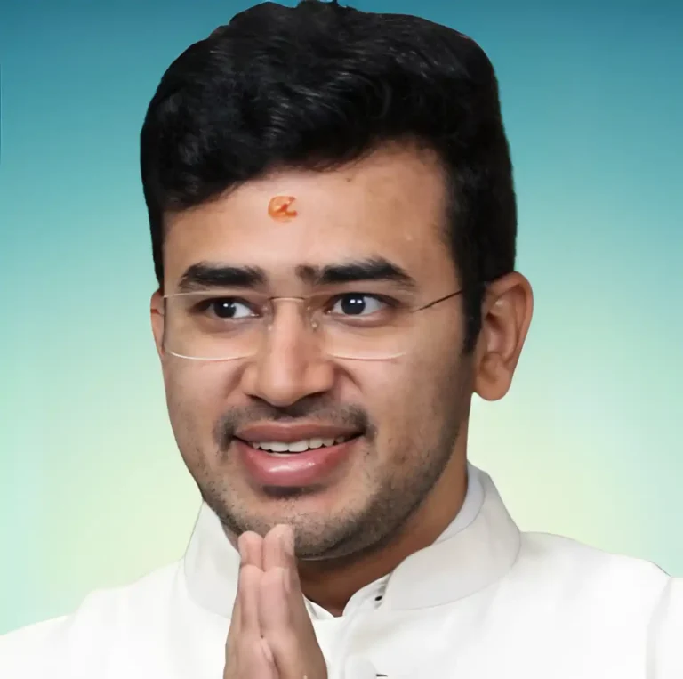 Tejasvi Surya Wiki Biography, Age, Height, Family, Wife, Political Career, Net Worth